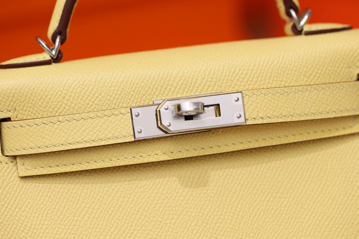 Shebag fully handmade Hermes mini Kelly 2 yellow Epsom(Dec 2025 updated)-Best Quality designer Bag Review, and online shopping, designer bag ru