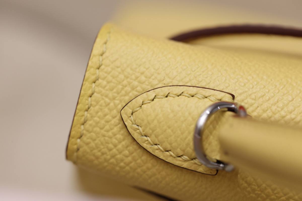 Shebag fully handmade Hermes mini Kelly 2 yellow Epsom(Dec 2025 updated)-Best Quality designer Bag Review, and online shopping, designer bag ru