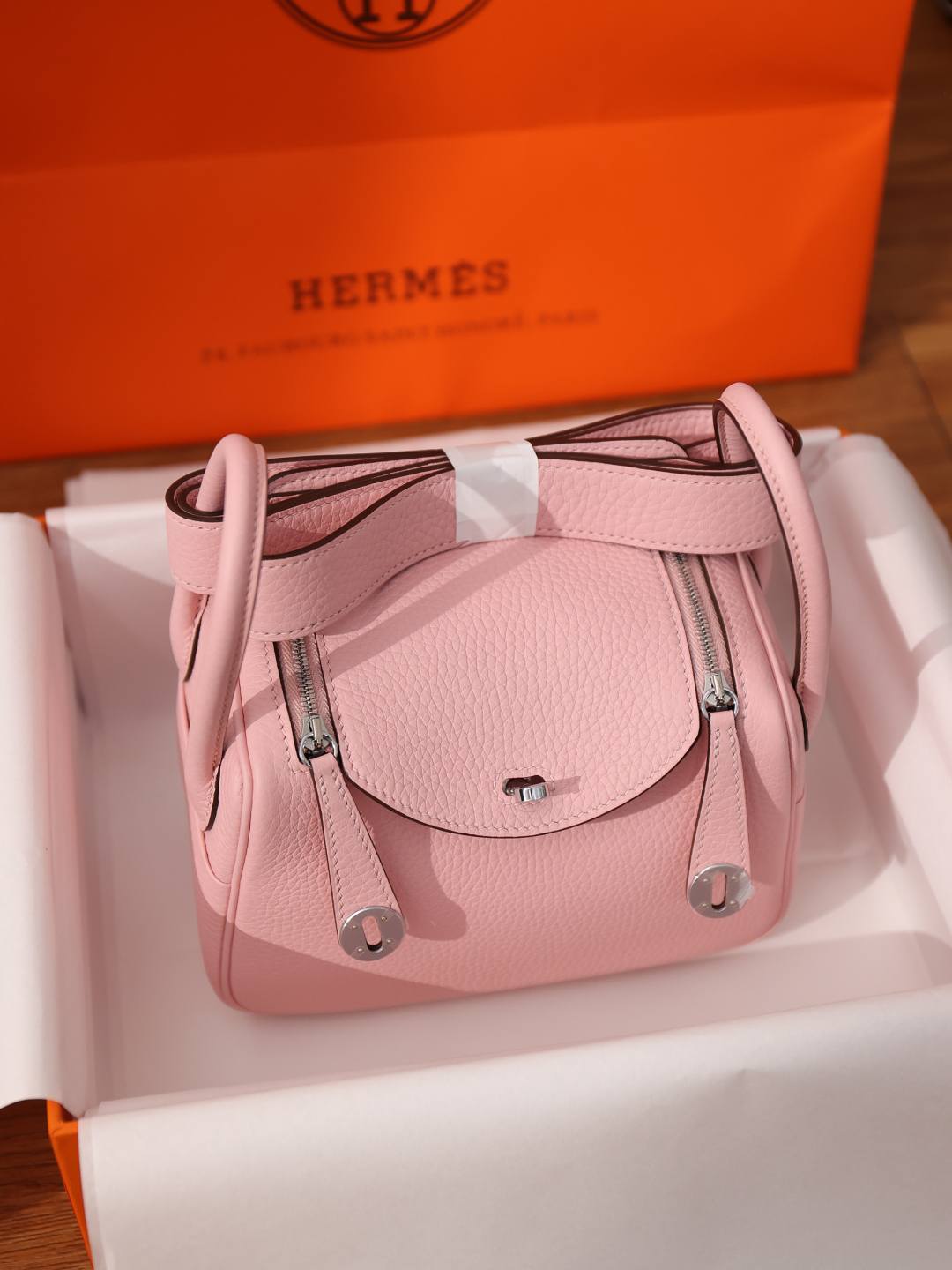 Shebag fully handmade Hermes Mini Lindy 19 bag pink togo review-Best Quality designer Bag Review, and online shopping, designer bag ru