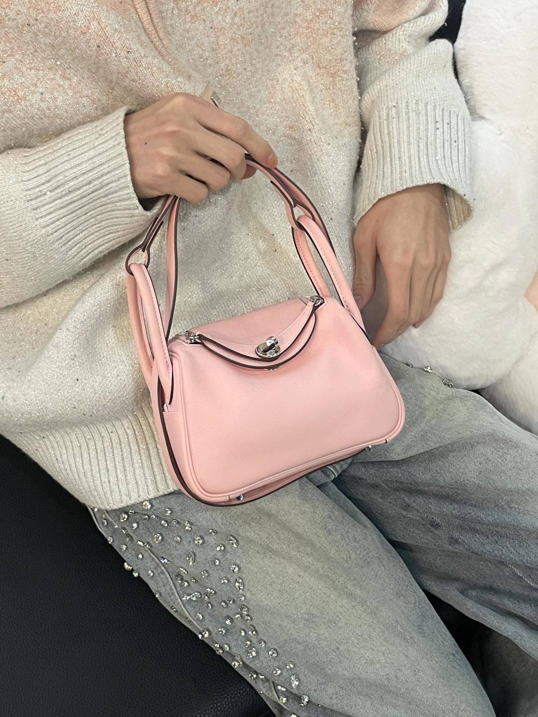 Shebag fully handmade Hermes Mini Lindy 19 bag pink togo review-Best Quality designer Bag Review, and online shopping, designer bag ru