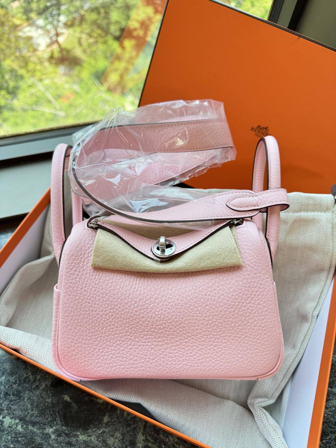 Shebag fully handmade Hermes Mini Lindy 19 bag pink togo review-Best Quality designer Bag Review, and online shopping, designer bag ru