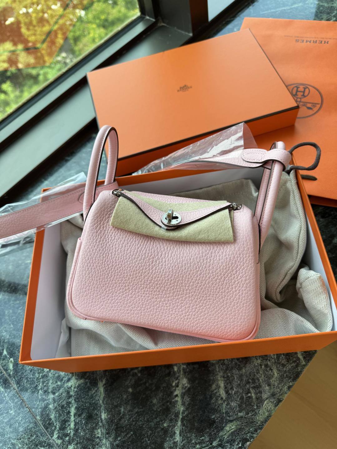 Shebag fully handmade Hermes Mini Lindy 19 bag pink togo review-Best Quality designer Bag Review, and online shopping, designer bag ru