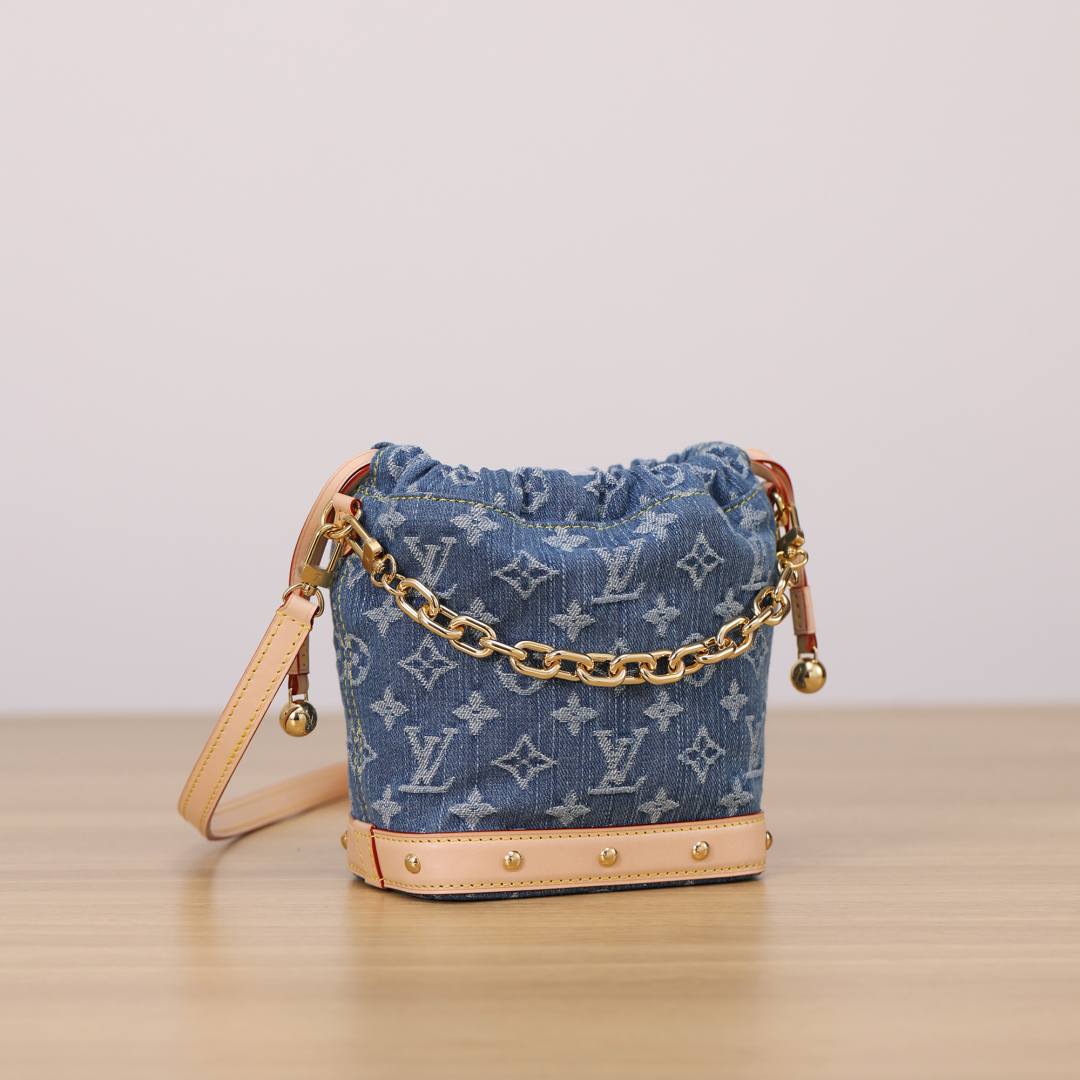 Shebag Super replica Louis Vuitton Nano Noe bag in Denim bag review(Dec 2025 updated)-Best Quality designer Bag Review, and online shopping, designer bag ru