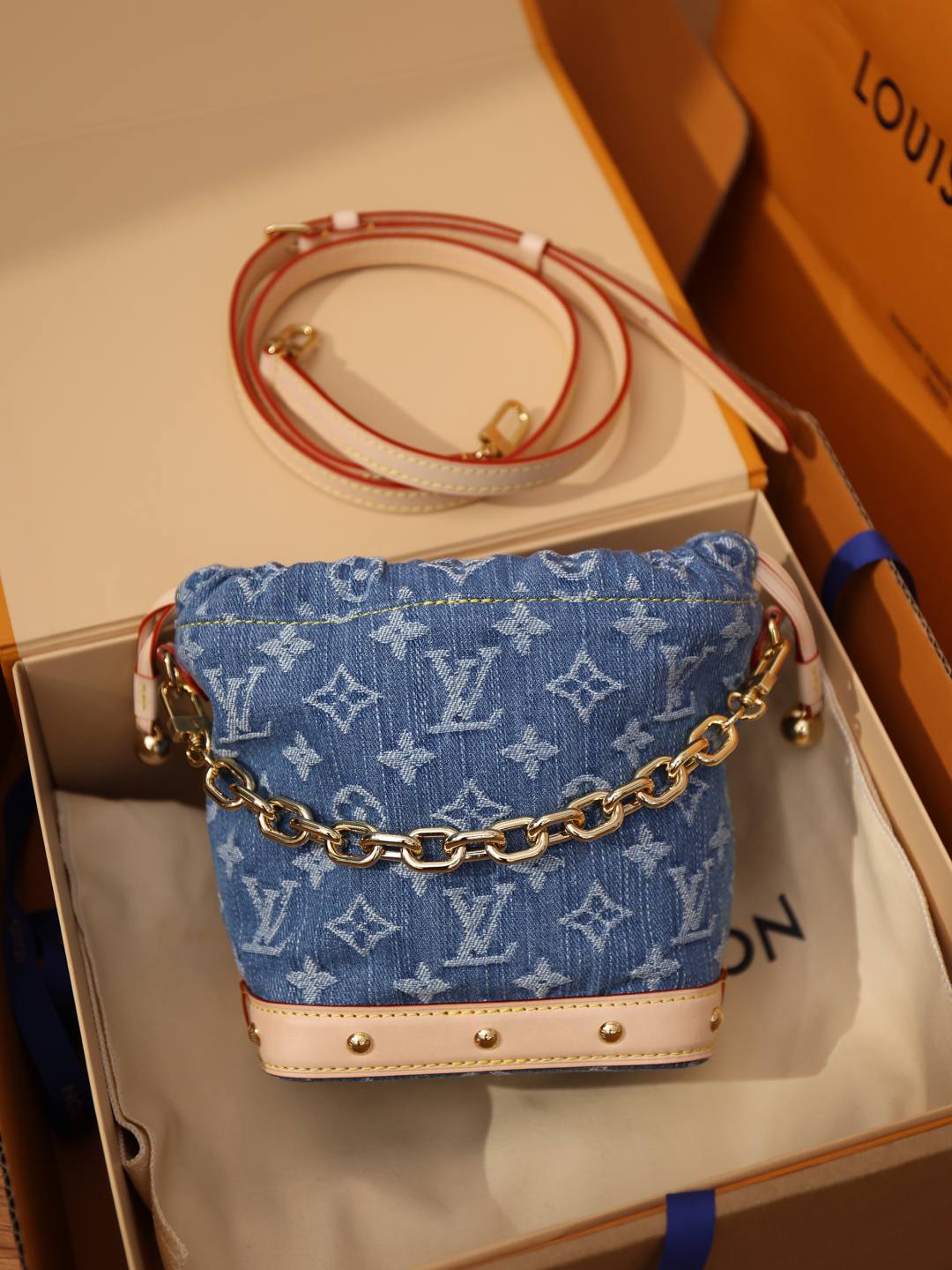 Shebag Super replica Louis Vuitton Nano Noe bag in Denim bag review(Dec 2025 updated)-Best Quality designer Bag Review, and online shopping, designer bag ru