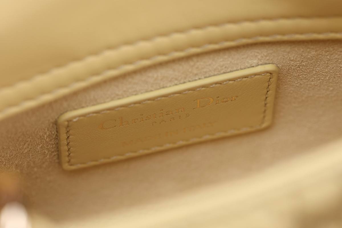 Shebag Super replica Lady Dior mini Yellow lambskin bag review(Dec 2025 updated))-Best Quality designer Bag Review, and online shopping, designer bag ru