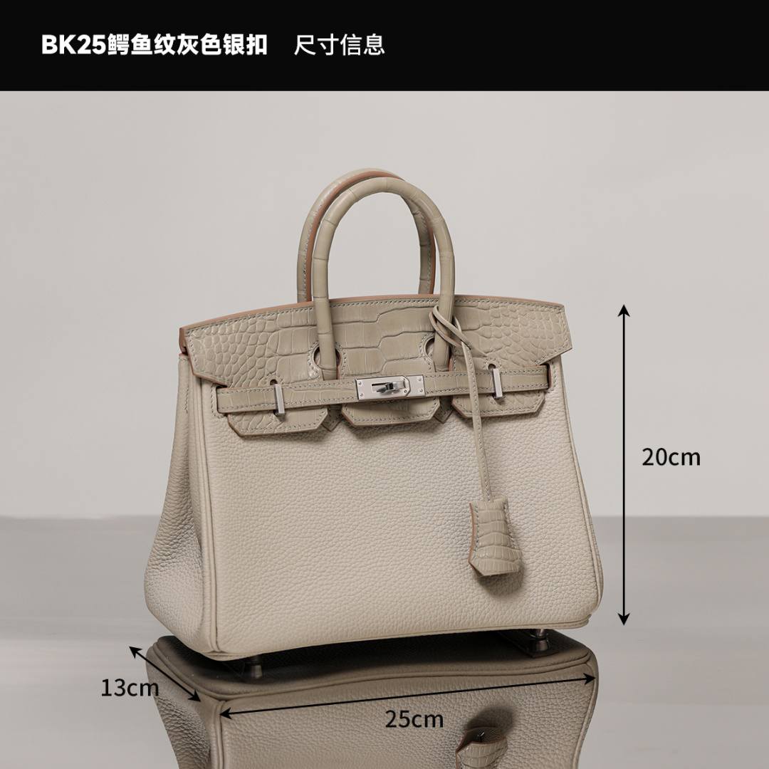 Shebag fully handmade Hermes Birkin 25 bag with crocodile leather(Dec 2025 updated)-Best Quality designer Bag Review, and online shopping, designer bag ru