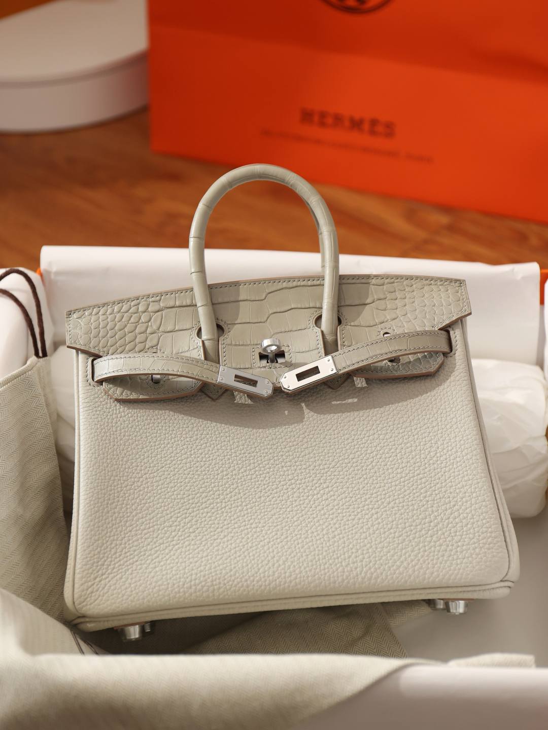 Shebag fully handmade Hermes Birkin 25 bag with crocodile leather(Dec 2025 updated)-Best Quality designer Bag Review, and online shopping, designer bag ru
