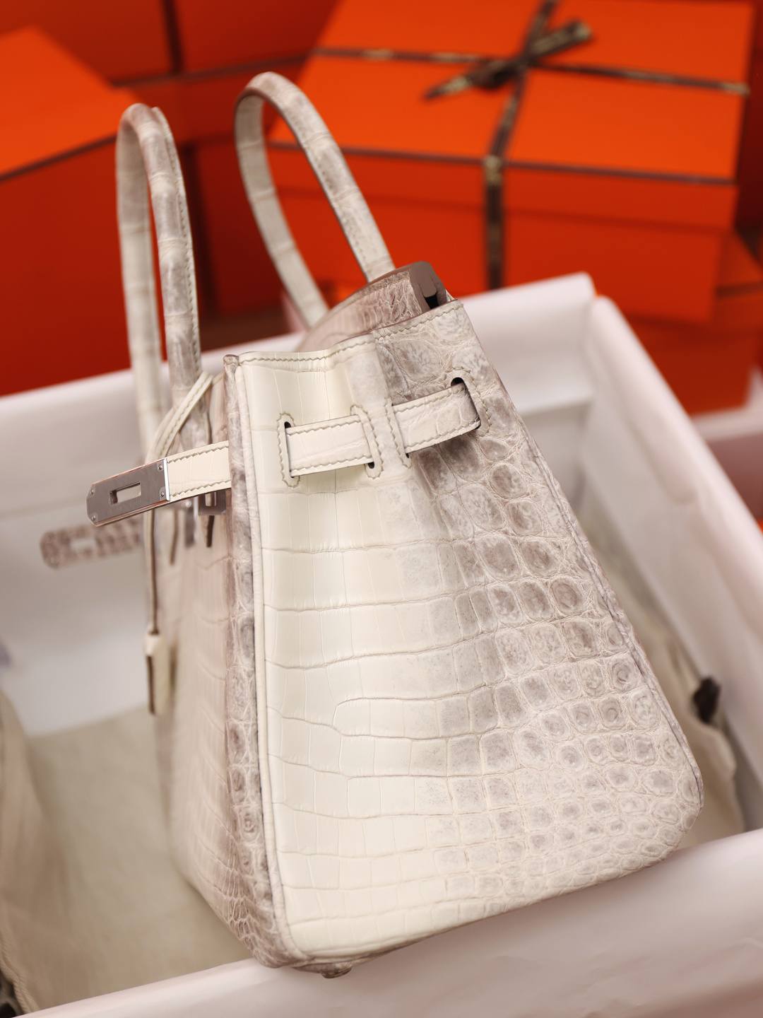 Shebag Hermes Birkin 30 Himalaya cocrodile leather bag review(Dec 2025 updated)-Best Quality designer Bag Review, and online shopping, designer bag ru