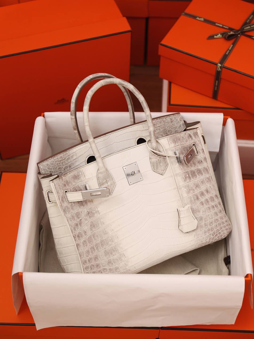 Shebag Hermes Birkin 30 Himalaya cocrodile leather bag review(Dec 2025 updated)-Best Quality designer Bag Review, and online shopping, designer bag ru