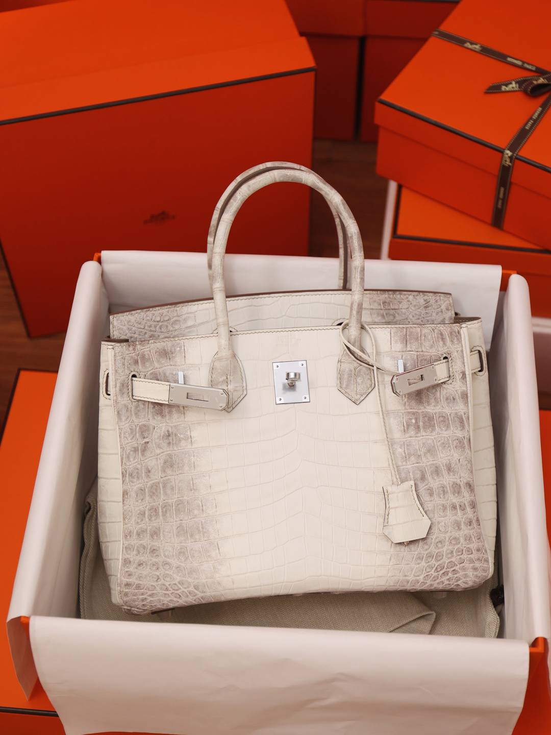 Shebag Hermes Birkin 30 Himalaya cocrodile leather bag review(Dec 2025 updated)-Best Quality designer Bag Review, and online shopping, designer bag ru