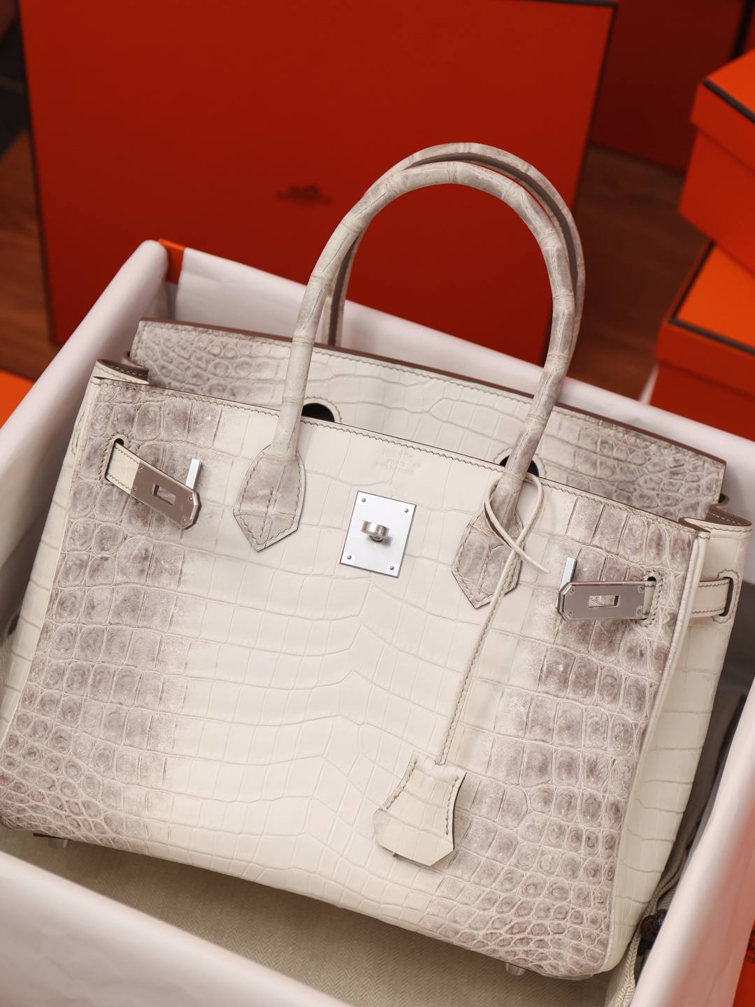 Shebag Hermes Birkin 30 Himalaya cocrodile leather bag review(Dec 2025 updated)-Best Quality designer Bag Review, and online shopping, designer bag ru