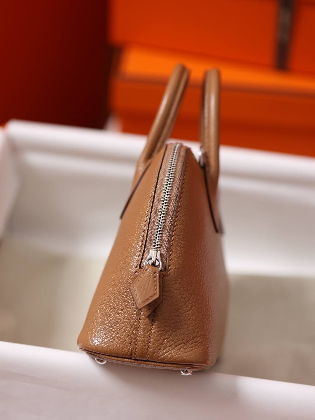 Shebag handmade Hermes Bolide 19 bag in Goatskin Quebracho color(Dec 2025 updated)-Best Quality designer Bag Review, and online shopping, designer bag ru