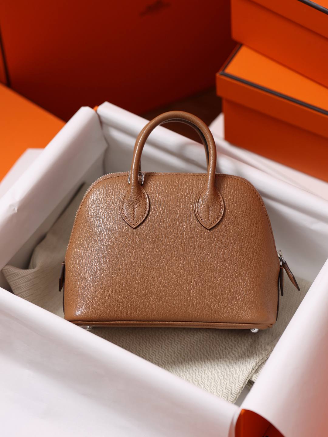 Shebag handmade Hermes Bolide 19 bag in Goatskin Quebracho color(Dec 2025 updated)-Best Quality designer Bag Review, and online shopping, designer bag ru