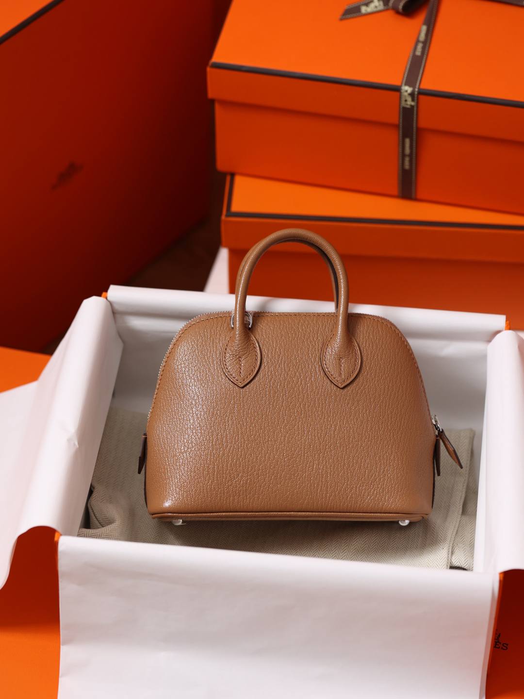 Shebag handmade Hermes Bolide 19 bag in Goatskin Quebracho color(Dec 2025 updated)-Best Quality designer Bag Review, and online shopping, designer bag ru