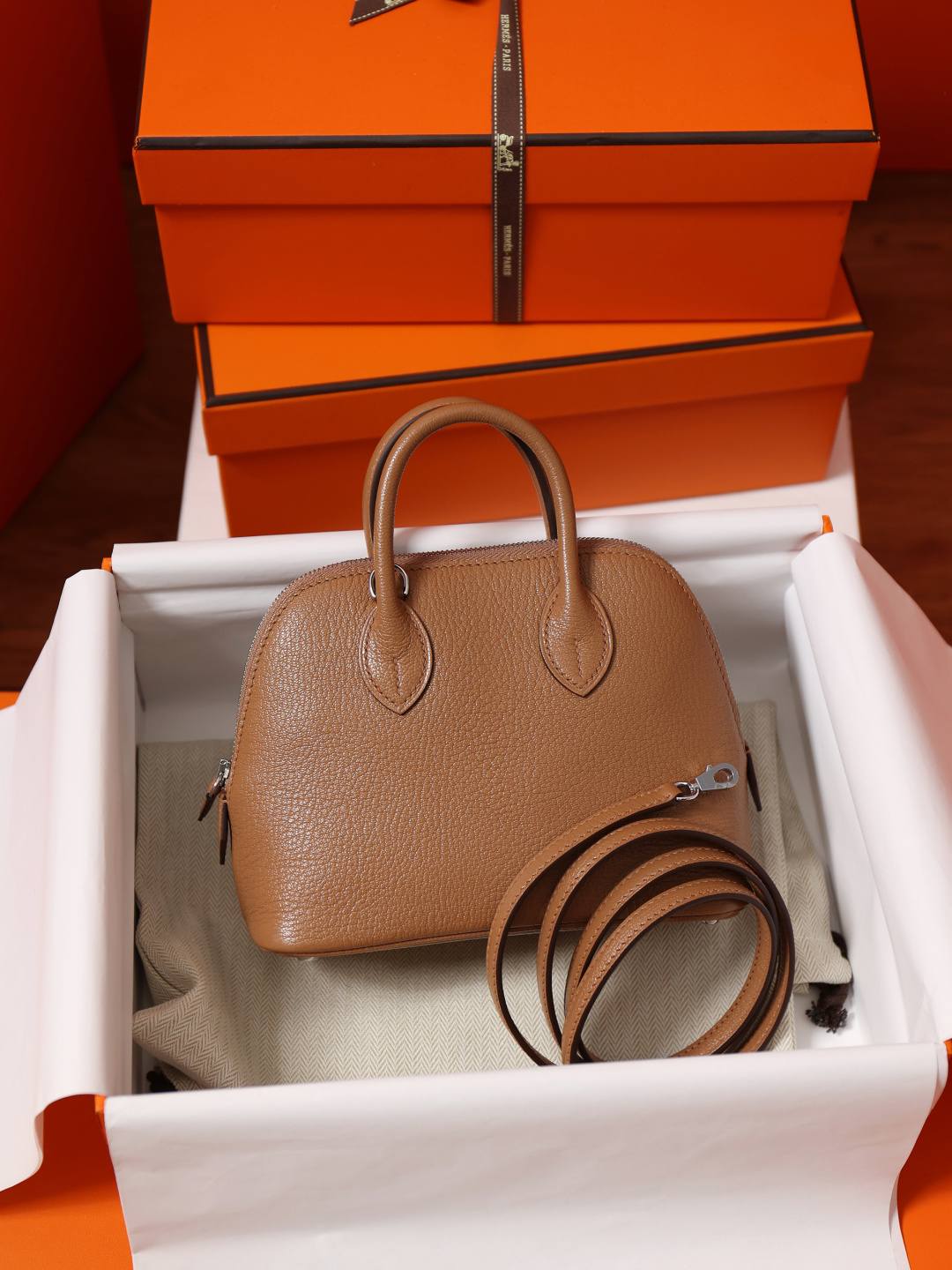 Shebag handmade Hermes Bolide 19 bag in Goatskin Quebracho color(Dec 2025 updated)-Best Quality designer Bag Review, and online shopping, designer bag ru