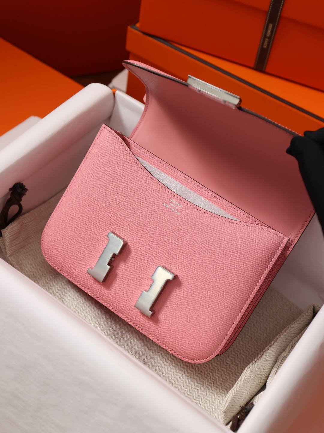 Shebag Handmade Hermes Constance 19 in Epsom pink bag review(Jan 2026 updated)-Best Quality designer Bag Review, and online shopping, designer bag ru
