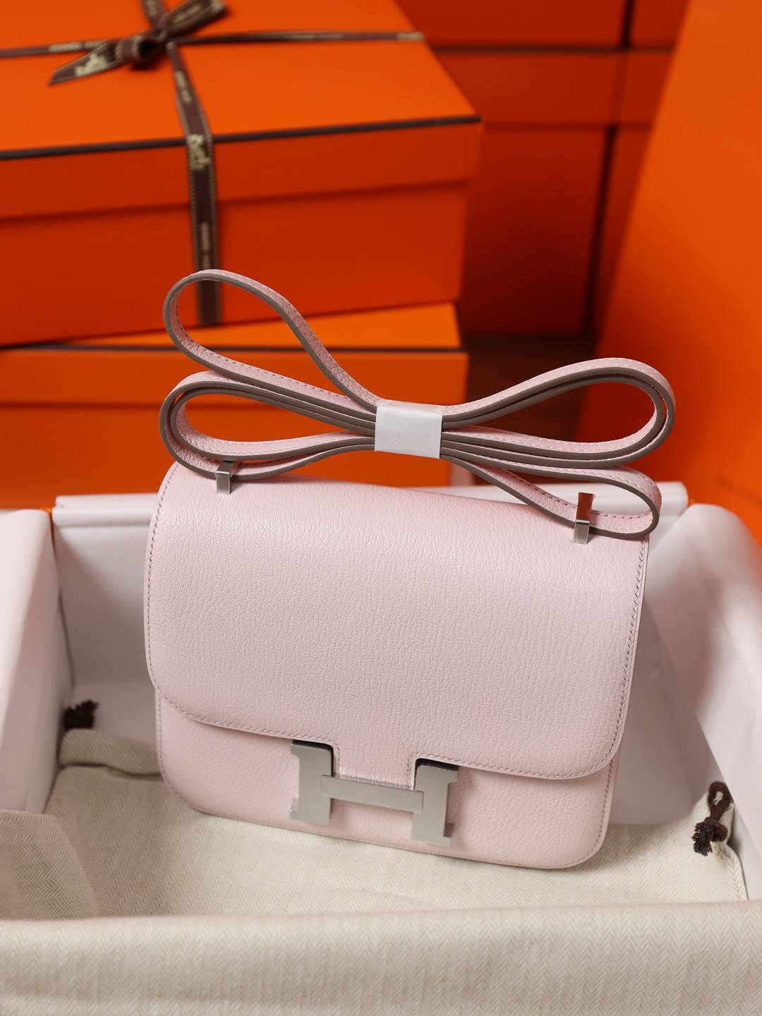 Shebag handmade Hermes Constance 19 Chèvre goatskin Rose Sakura Mauve bag review(Jan 2026 updated)-Best Quality designer Bag Review, and online shopping, designer bag ru