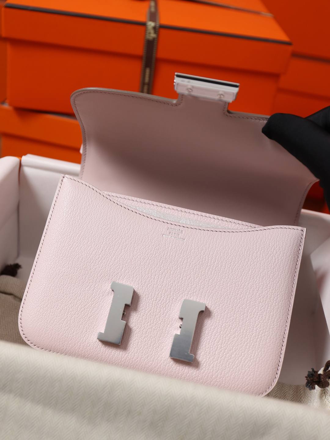 Shebag handmade Hermes Constance 19 Chèvre goatskin Rose Sakura Mauve bag review(Jan 2026 updated)-Best Quality designer Bag Review, and online shopping, designer bag ru