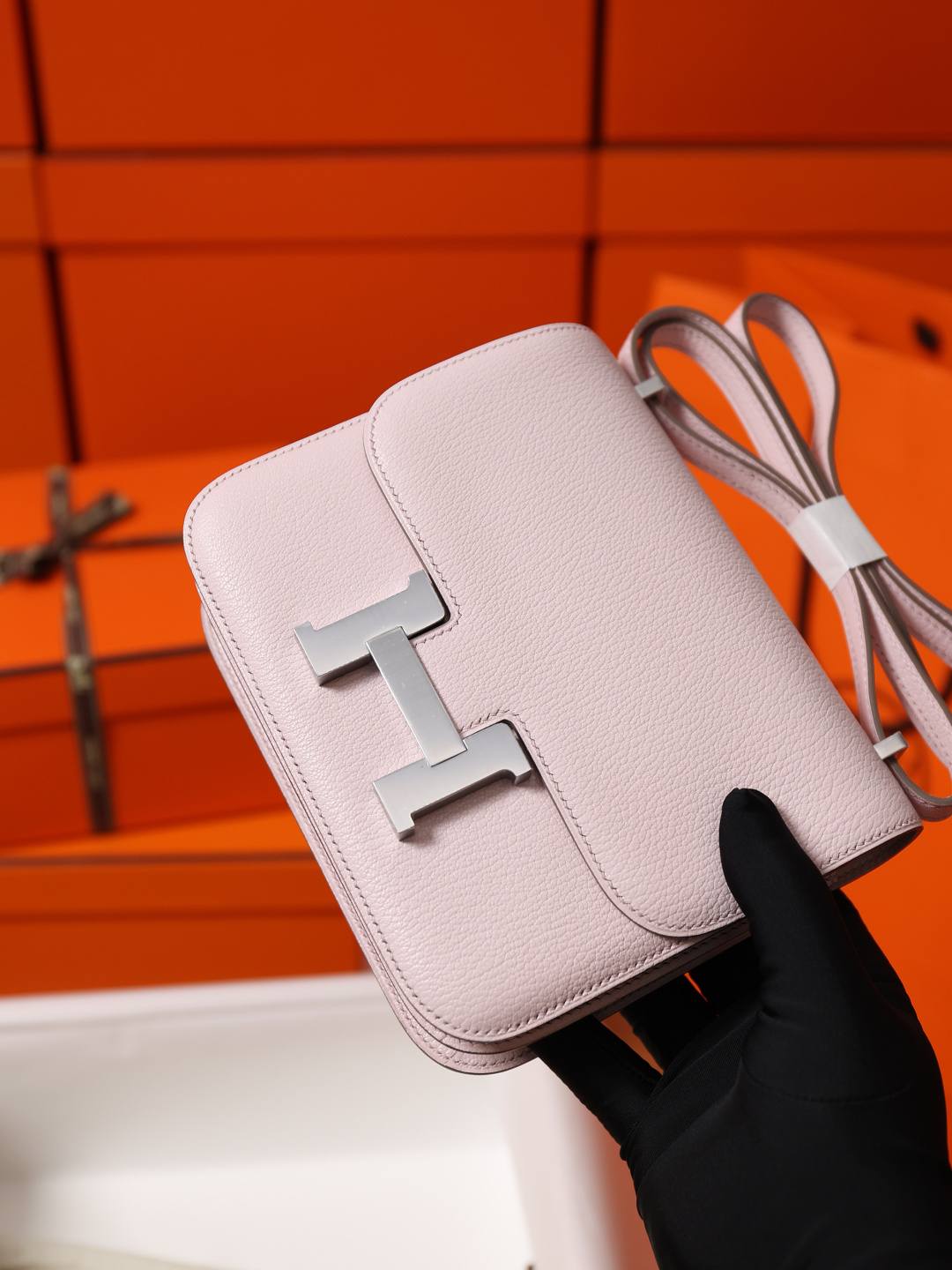Shebag handmade Hermes Constance 19 Chèvre goatskin Rose Sakura Mauve bag review(Jan 2026 updated)-Best Quality designer Bag Review, and online shopping, designer bag ru