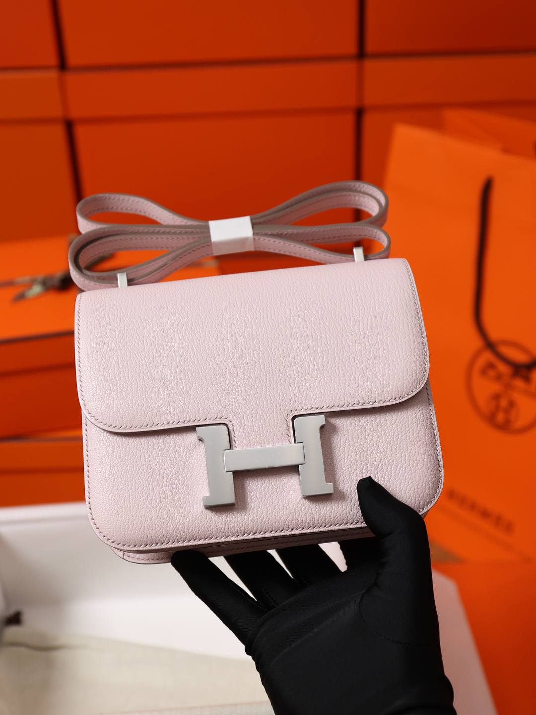 Shebag handmade Hermes Constance 19 Chèvre goatskin Rose Sakura Mauve bag review(Jan 2026 updated)-Best Quality designer Bag Review, and online shopping, designer bag ru