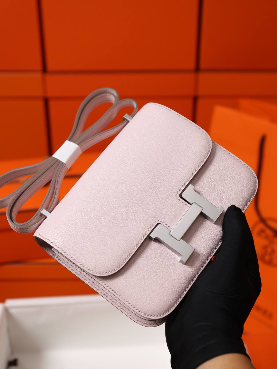 Shebag handmade Hermes Constance 19 Chèvre goatskin Rose Sakura Mauve bag review(Jan 2026 updated)-Best Quality designer Bag Review, and online shopping, designer bag ru