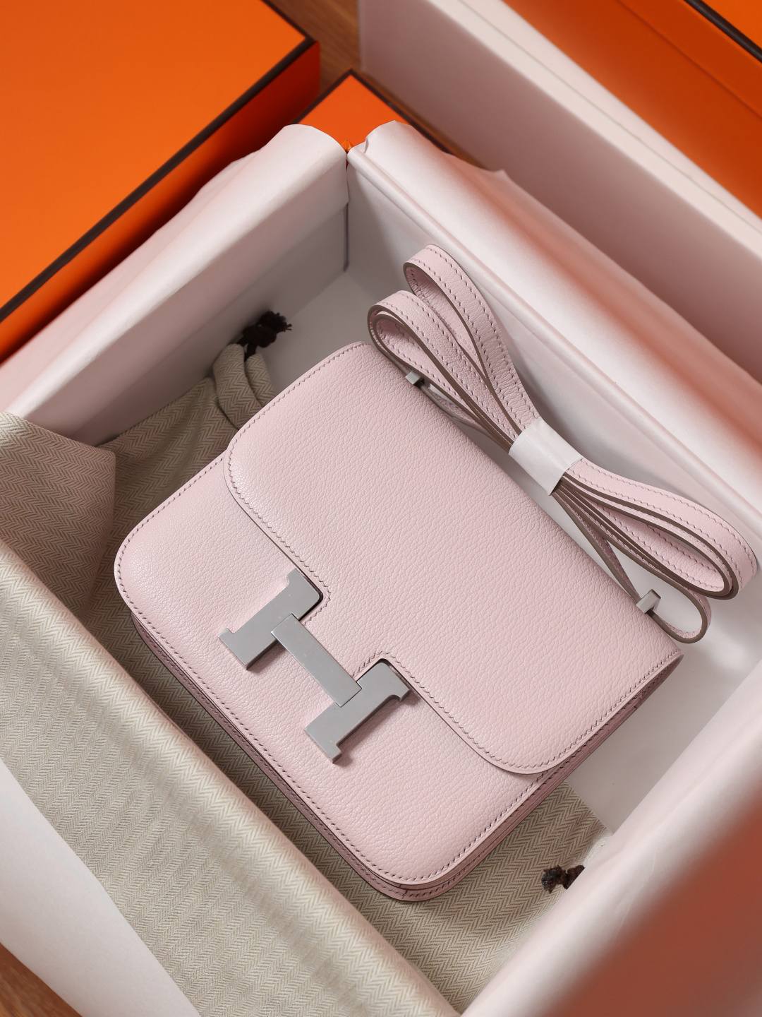 Shebag handmade Hermes Constance 19 Chèvre goatskin Rose Sakura Mauve bag review(Jan 2026 updated)-Best Quality designer Bag Review, and online shopping, designer bag ru