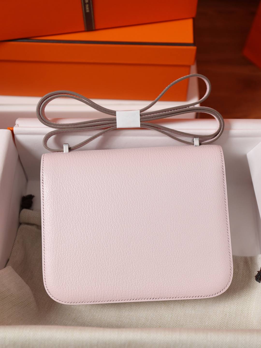 Shebag handmade Hermes Constance 19 Chèvre goatskin Rose Sakura Mauve bag review(Jan 2026 updated)-Best Quality designer Bag Review, and online shopping, designer bag ru