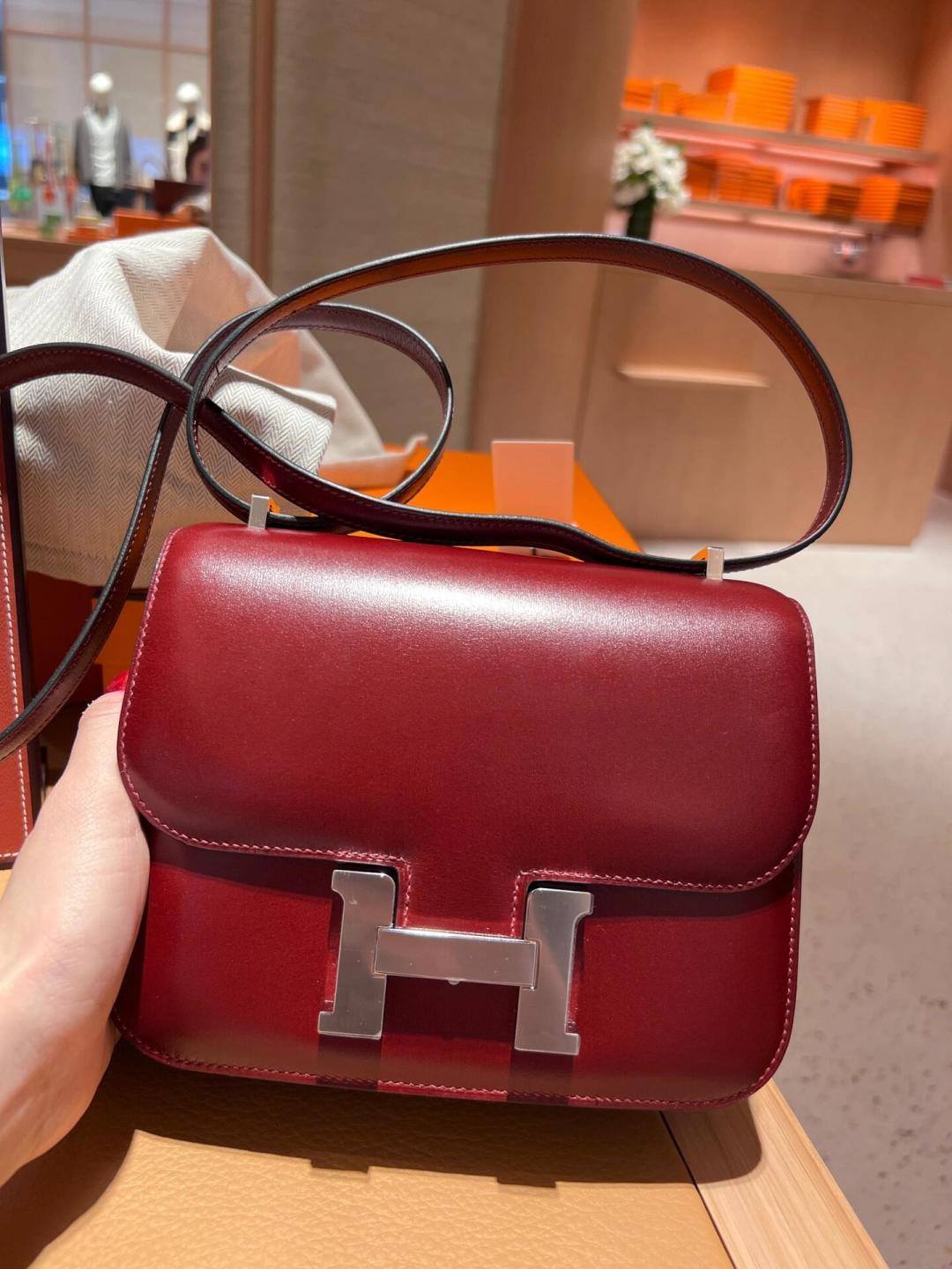 Shebag handmade Hermes Constance 19 box leather bag review(Jan 2026 updated)-Best Quality designer Bag Review, and online shopping, designer bag ru
