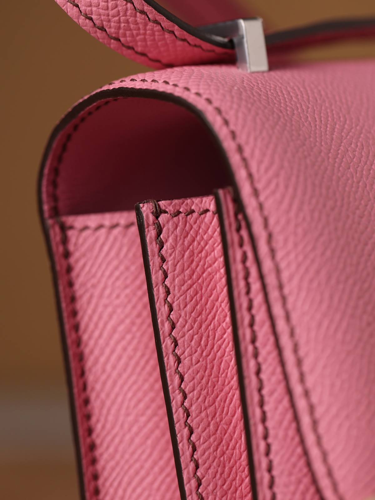 Shebag top replica handmade Hermes Constance 19 bag pink Epsom leather(Jan 2026 updated)-Best Quality designer Bag Review, and online shopping, designer bag ru