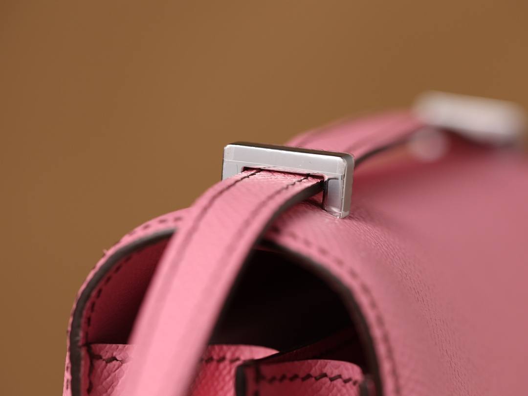 Shebag top replica handmade Hermes Constance 19 bag pink Epsom leather(Jan 2026 updated)-Best Quality designer Bag Review, and online shopping, designer bag ru