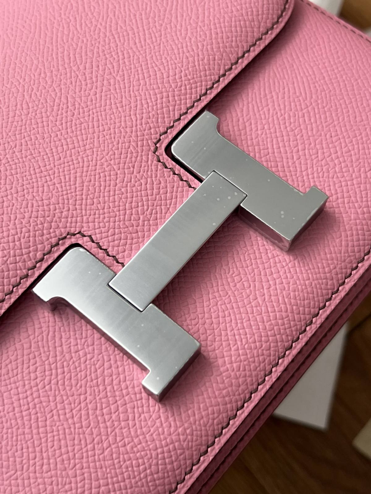 Shebag top replica handmade Hermes Constance 19 bag pink Epsom leather(Jan 2026 updated)-Best Quality designer Bag Review, and online shopping, designer bag ru