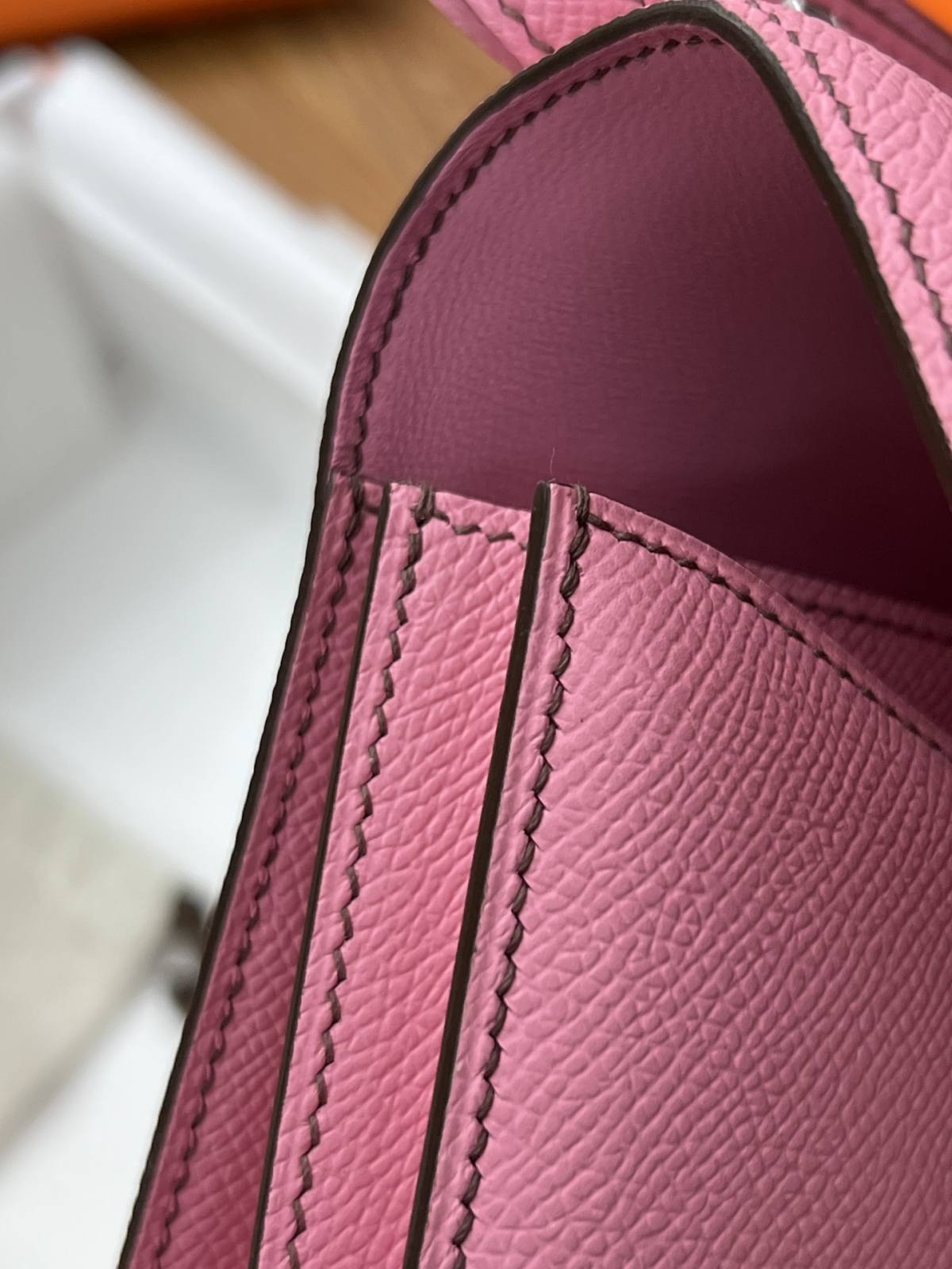 Shebag top replica handmade Hermes Constance 19 bag pink Epsom leather(Jan 2026 updated)-Best Quality designer Bag Review, and online shopping, designer bag ru