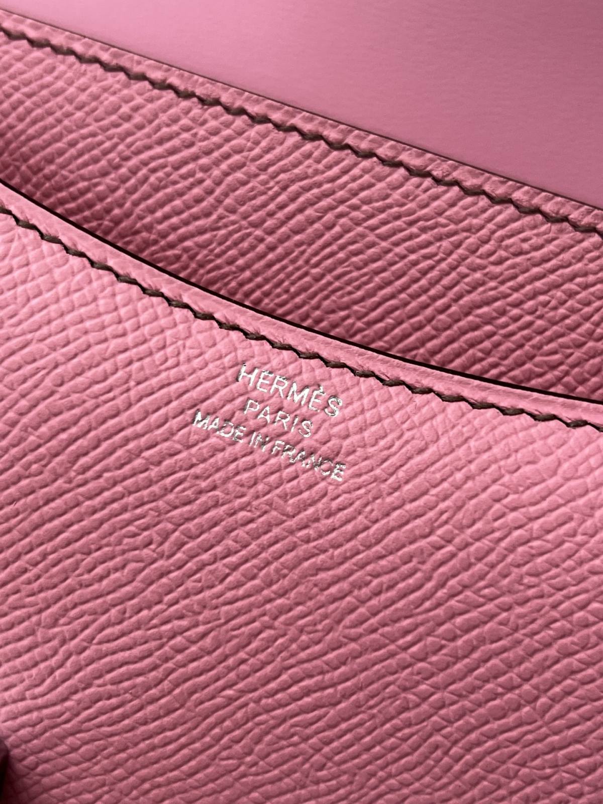Shebag top replica handmade Hermes Constance 19 bag pink Epsom leather(Jan 2026 updated)-Best Quality designer Bag Review, and online shopping, designer bag ru
