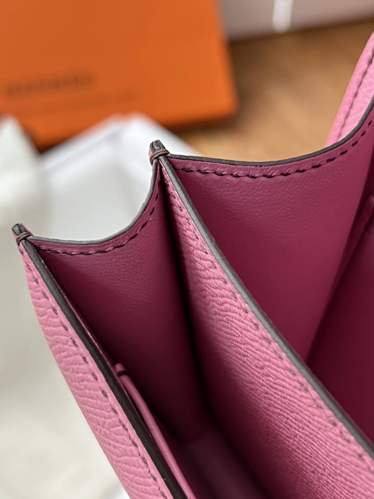 Shebag top replica handmade Hermes Constance 19 bag pink Epsom leather(Jan 2026 updated)-Best Quality designer Bag Review, and online shopping, designer bag ru