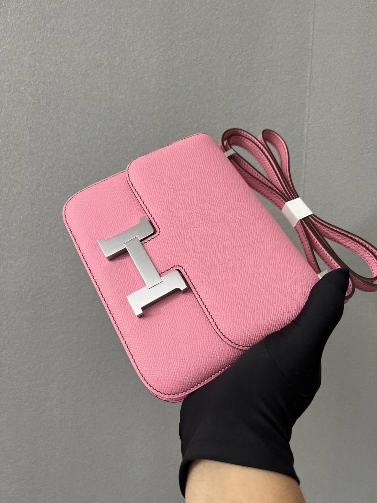 Shebag top replica handmade Hermes Constance 19 bag pink Epsom leather(Jan 2026 updated)-Best Quality designer Bag Review, and online shopping, designer bag ru