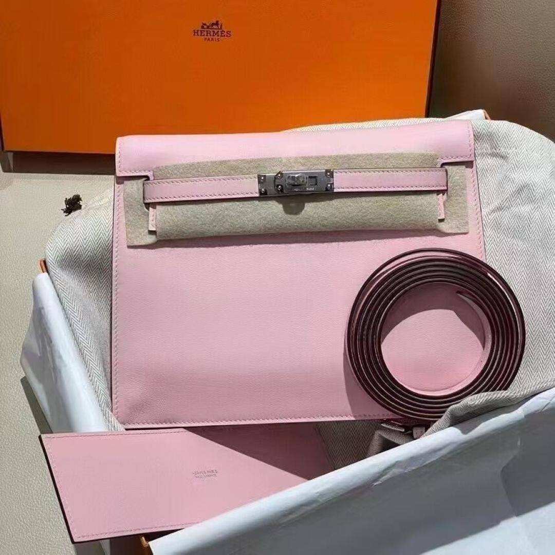 Shebag handmade Hermes Dance bag in Swift leather pink (Jan 2026 updated)-Best Quality designer Bag Review, and online shopping, designer bag ru