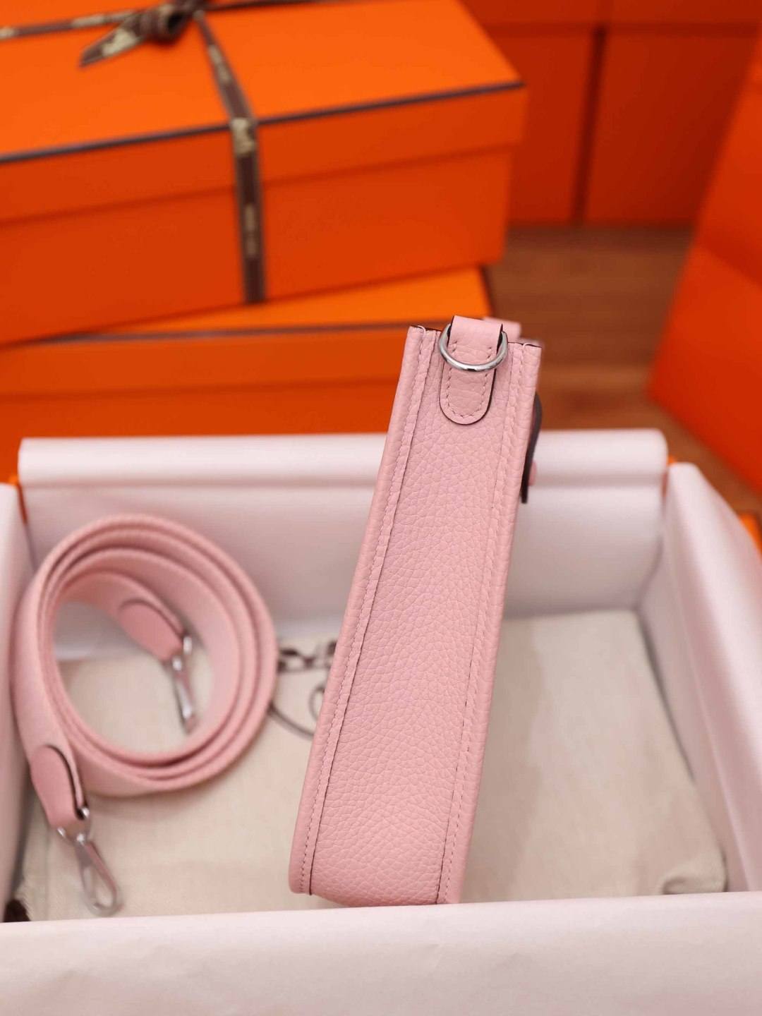 Shebag handmade Hermes Evelyne 19 bag in togo pink (Jan 2026 updated)-Best Quality designer Bag Review, and online shopping, designer bag ru
