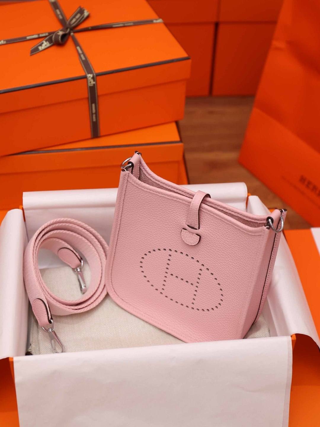 Shebag handmade Hermes Evelyne 19 bag in togo pink (Jan 2026 updated)-Best Quality designer Bag Review, and online shopping, designer bag ru