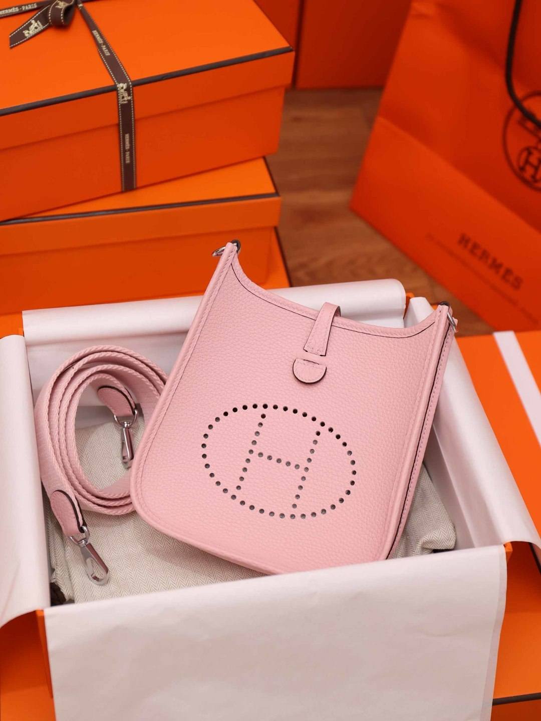 Shebag handmade Hermes Evelyne 19 bag in togo pink (Jan 2026 updated)-Best Quality designer Bag Review, and online shopping, designer bag ru