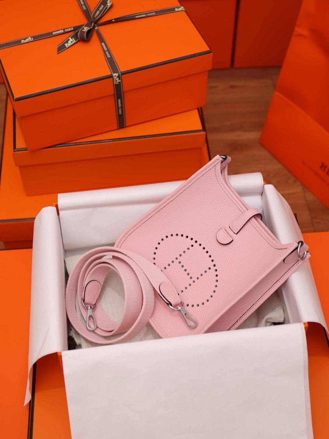 Shebag handmade Hermes Evelyne 19 bag in togo pink (Jan 2026 updated)-Best Quality designer Bag Review, and online shopping, designer bag ru