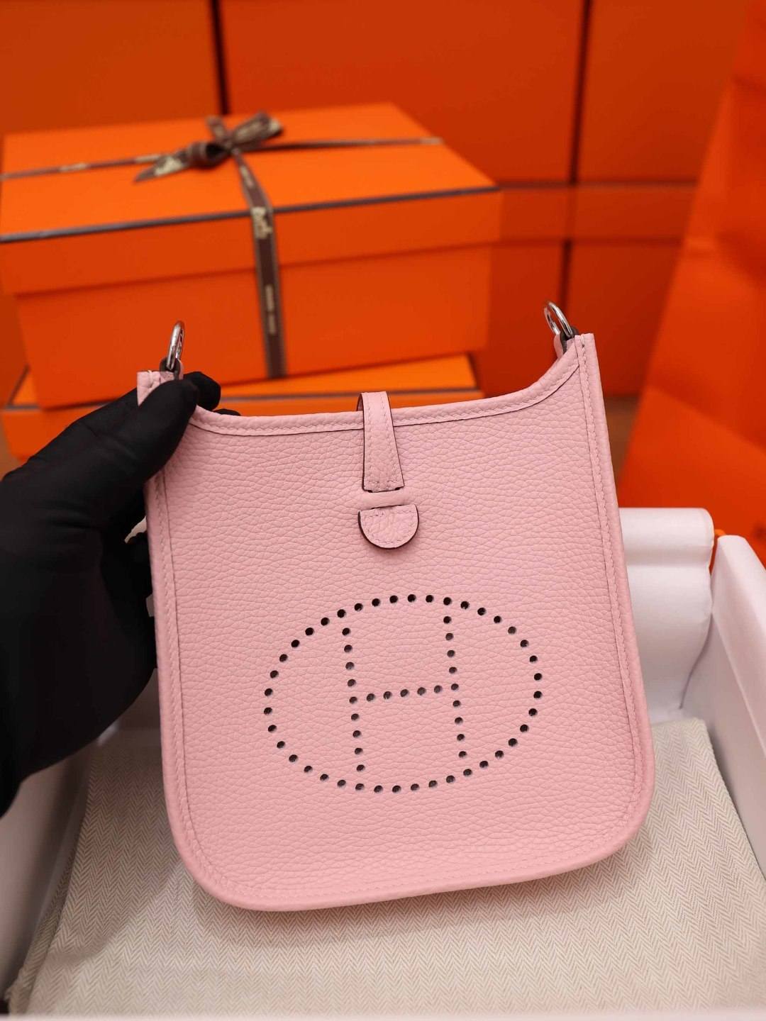 Shebag handmade Hermes Evelyne 19 bag in togo pink (Jan 2026 updated)-Best Quality designer Bag Review, and online shopping, designer bag ru