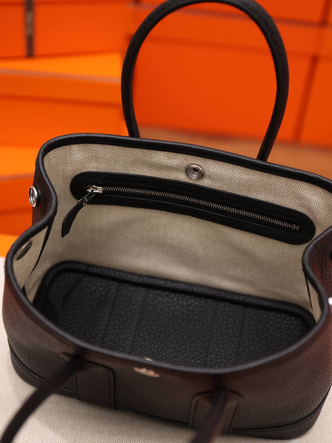 Shebag Hermes handmade Garden 23 bag in togo black (Feb 2026 updated)-Best Quality designer Bag Review, and online shopping, designer bag ru
