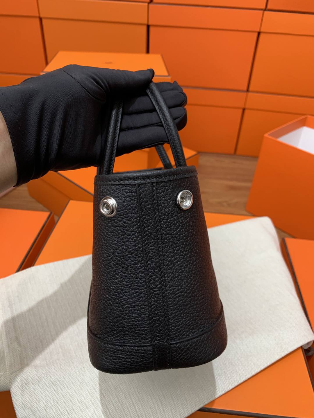 Shebag Hermes handmade Garden 23 bag in togo black (Feb 2026 updated)-Best Quality designer Bag Review, and online shopping, designer bag ru