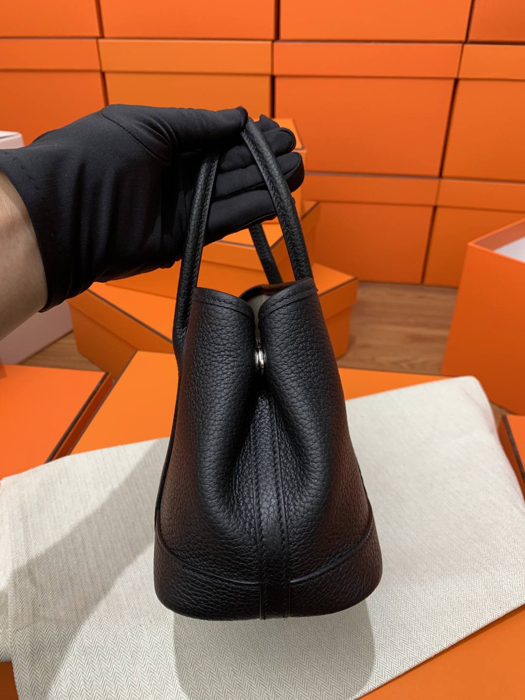 Shebag Hermes handmade Garden 23 bag in togo black (Feb 2026 updated)-Best Quality designer Bag Review, and online shopping, designer bag ru