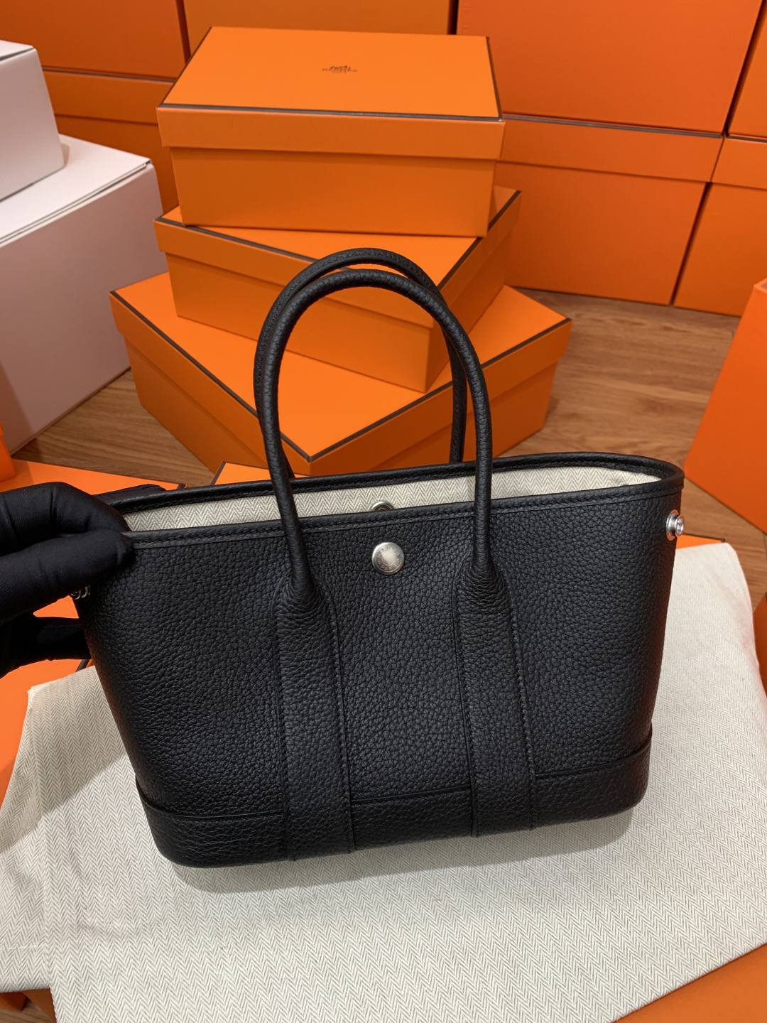 Shebag Hermes handmade Garden 23 bag in togo black (Feb 2026 updated)-Best Quality designer Bag Review, and online shopping, designer bag ru