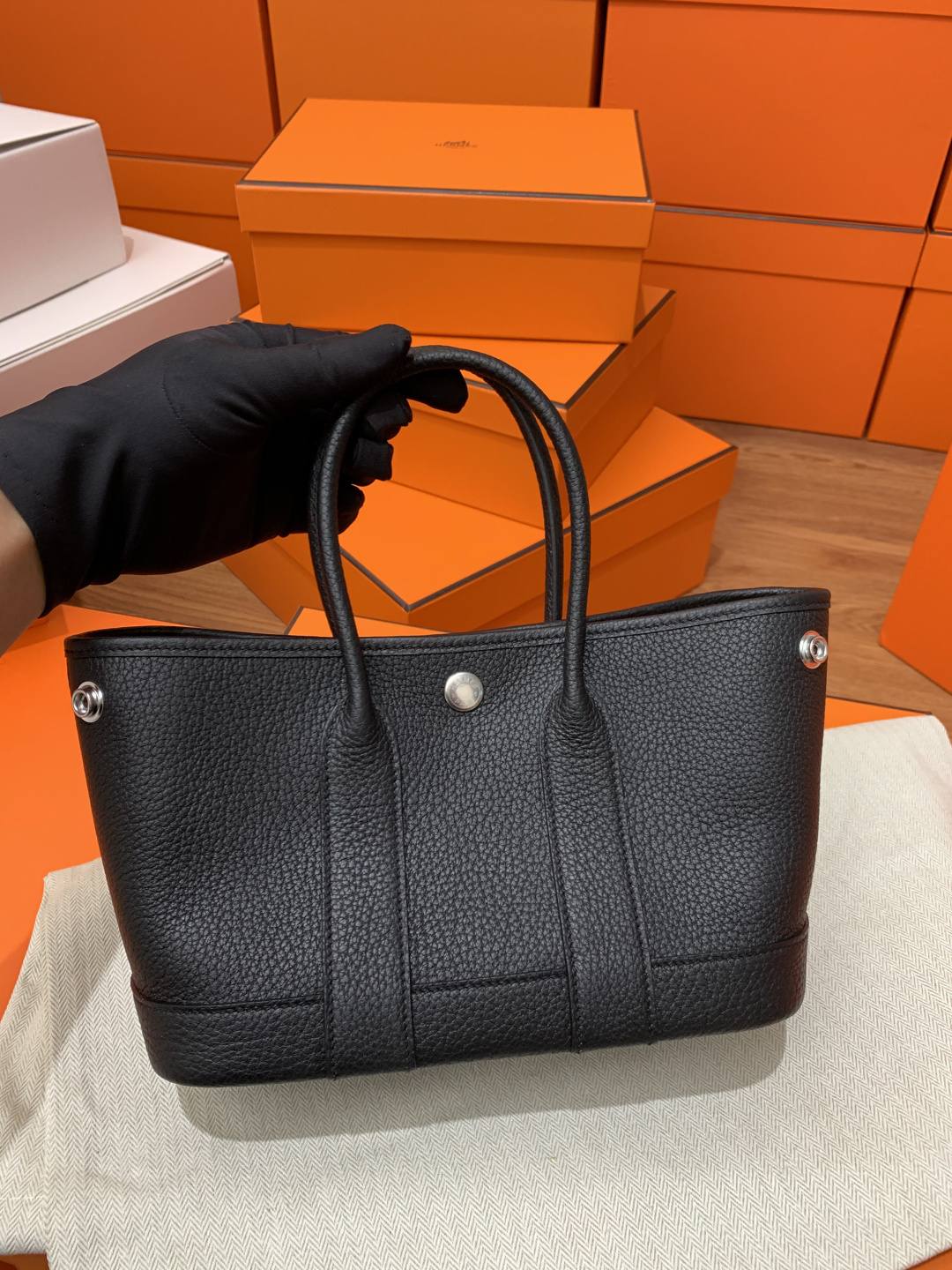Shebag Hermes handmade Garden 23 bag in togo black (Feb 2026 updated)-Best Quality designer Bag Review, and online shopping, designer bag ru