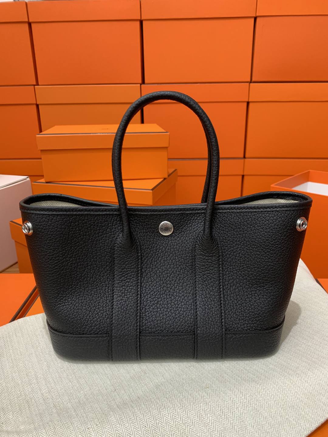 Shebag Hermes handmade Garden 23 bag in togo black (Feb 2026 updated)-Best Quality designer Bag Review, and online shopping, designer bag ru