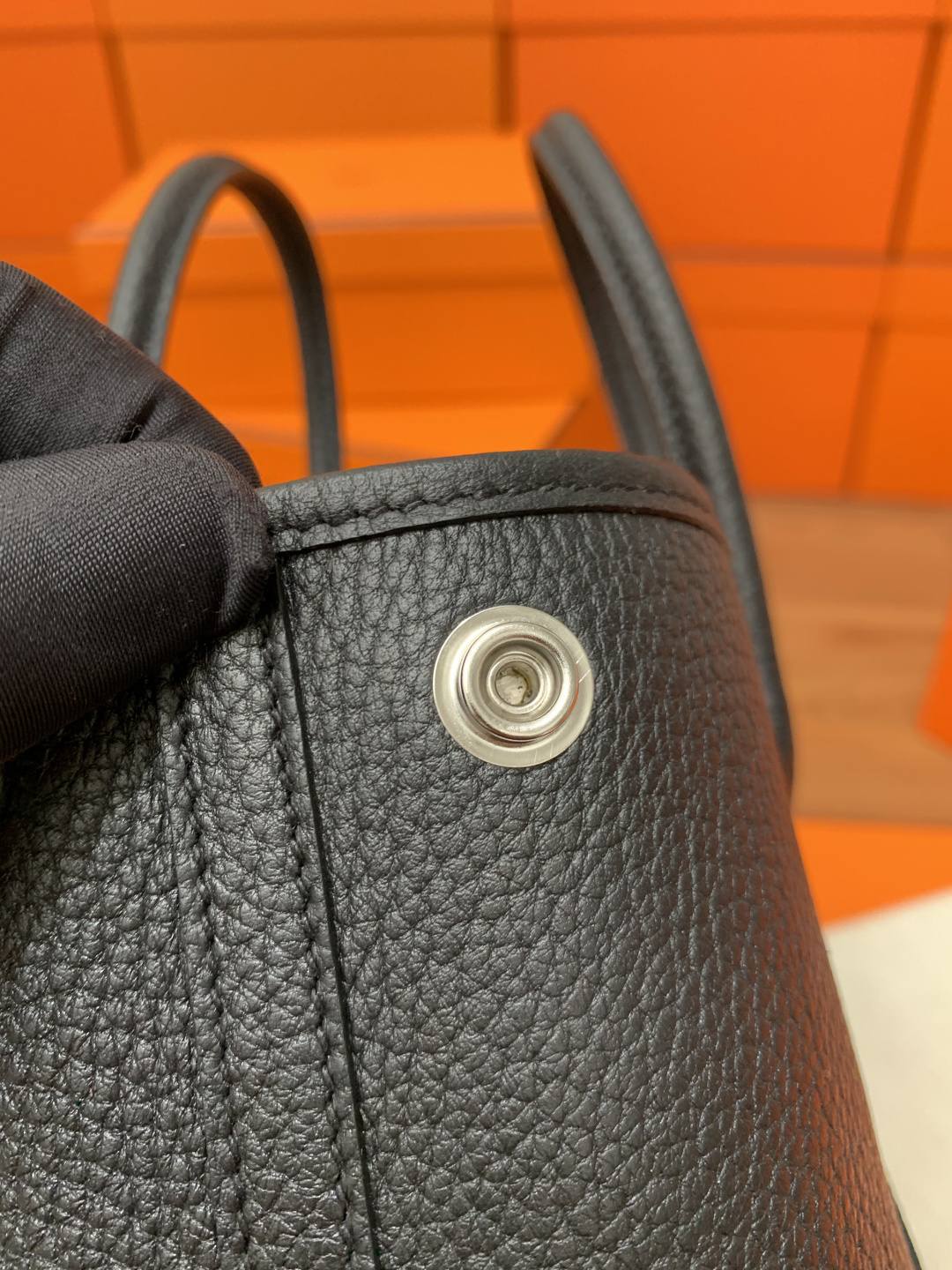 Shebag Hermes handmade Garden 23 bag in togo black (Feb 2026 updated)-Best Quality designer Bag Review, and online shopping, designer bag ru