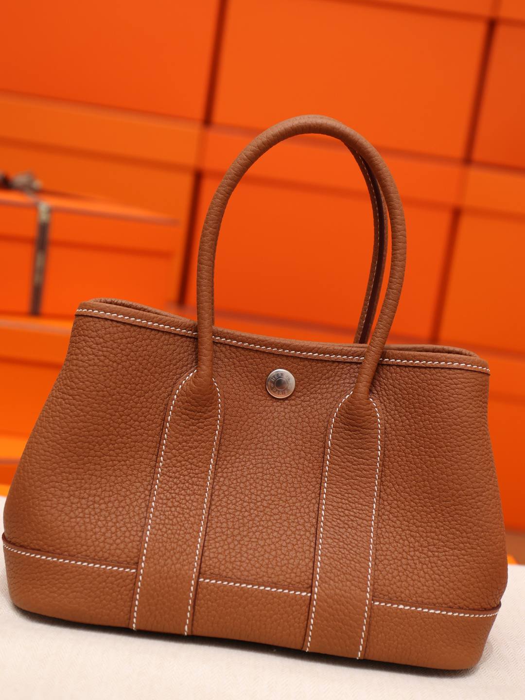 Shebag handmade Hermes Garden 23 bag in golden brown bag review(Feb 2026 updated)-Best Quality designer Bag Review, and online shopping, designer bag ru