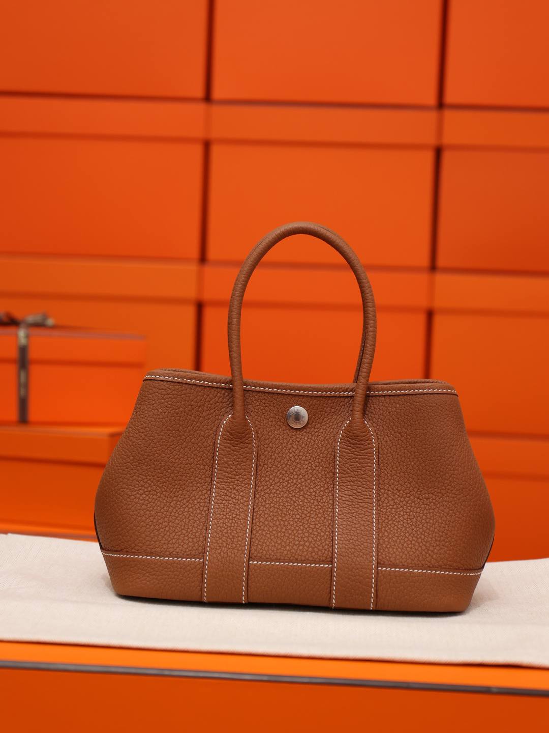 Shebag handmade Hermes Garden 23 bag in golden brown bag review(Feb 2026 updated)-Best Quality designer Bag Review, and online shopping, designer bag ru